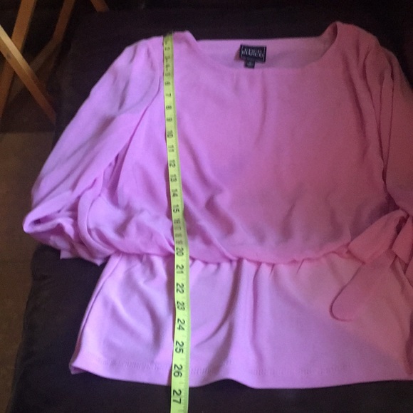 NWT Coco Bianco lavender blouse size medium - Picture 10 of 16